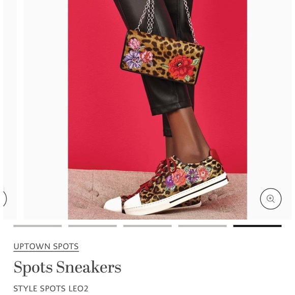 EUC - Brighton Uptown Spots Sneakers - Size 9 - Leopard - Picture 2 of 6